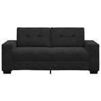Loveseat Sofa Black 180x77x82 cm Velvet