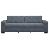 3-Seater Sofa Dark Grey 180 cm Velvet - Top-Down View