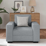 Sofa Chair?ight Grey 100x77x82 cm Fabric