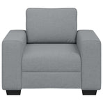 Sofa Chair Light Grey 100x77x82 cm Fabric