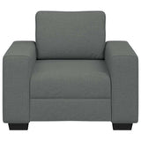 Sofa Chair Dark Grey 100x77x82 cm Fabric - Top-Down View