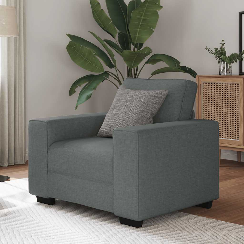 Sofa Chair?ark Grey 100x77x82 cm Fabric