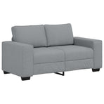 2-Seater Sofa Light Grey 160x77x82 cm Fabric