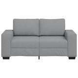 2-Seater Sofa?ight Grey 160x77x82 cm Fabric