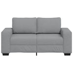 2-Seater Sofa Light Grey 160x77x82 cm Fabric