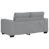 2-Seater Sofa?ight Grey 160x77x82 cm Fabric