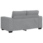 2-Seater Sofa Light Grey 160x77x82 cm Fabric