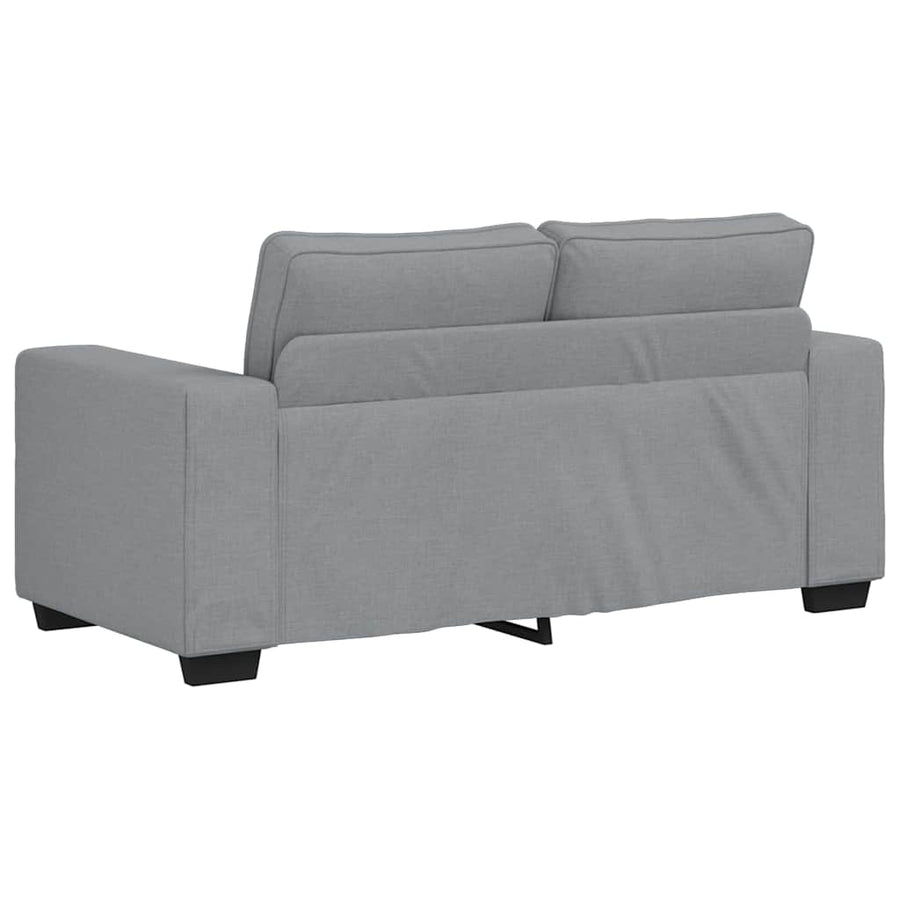 2-Seater Sofa Light Grey 160x77x82 cm Fabric