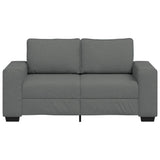 2-Seater Sofa?ark Grey 160x77x82 cm Fabric