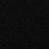 2-Seater Sofa Black 120 cm Fabric - Low Angle