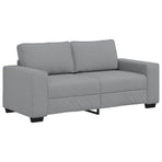 2-Seater Sofa Light Grey 180x77x82 cm Fabric