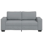 2-Seater Sofa Light Grey 180x77x82 cm Fabric