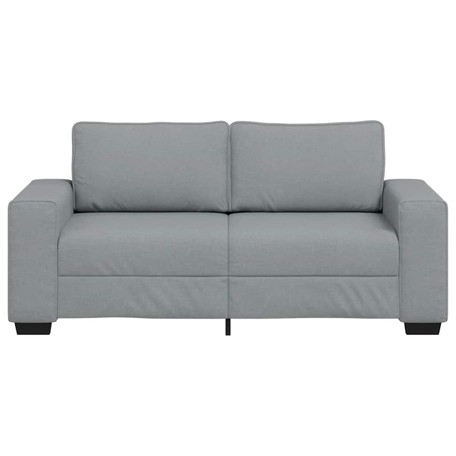 2-Seater Sofa Light Grey 180x77x82 cm Fabric