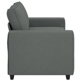 2-Seater Sofa?ark Grey 180x77x82 cm Fabric