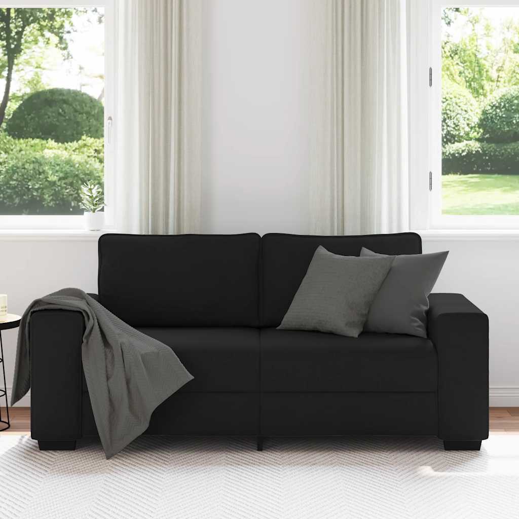 2-Seater Sofa?lack 180x77x82 cm Fabric