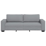 3-Seater Sofa Light Grey 180 cm Fabric - Top-Down View