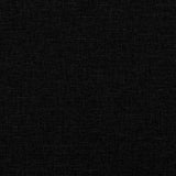 3-Seater Sofa Black 180 cm Fabric - Low Angle