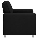 Sofa Chair Black 100 cm Fabric - Top-Down View