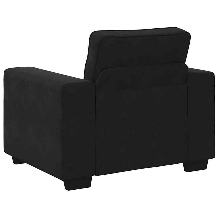 Sofa Chair Black 100x77x82 cm Velvet