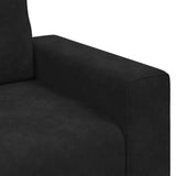Sofa Chair Black 100x77x82 cm Velvet - Close-Up Angle