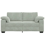 Loveseat Sofa Light Grey 180x77x82 cm Velvet