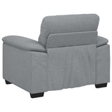 Sofa Chair?ight Grey 100x81x84 cm Fabric - Rear View
