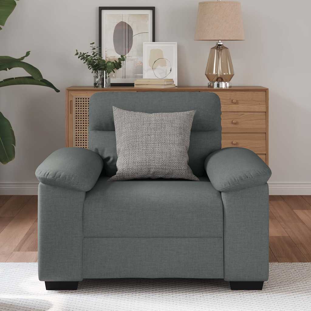 Sofa Chair?ark Grey 100x81x84 cm Fabric
