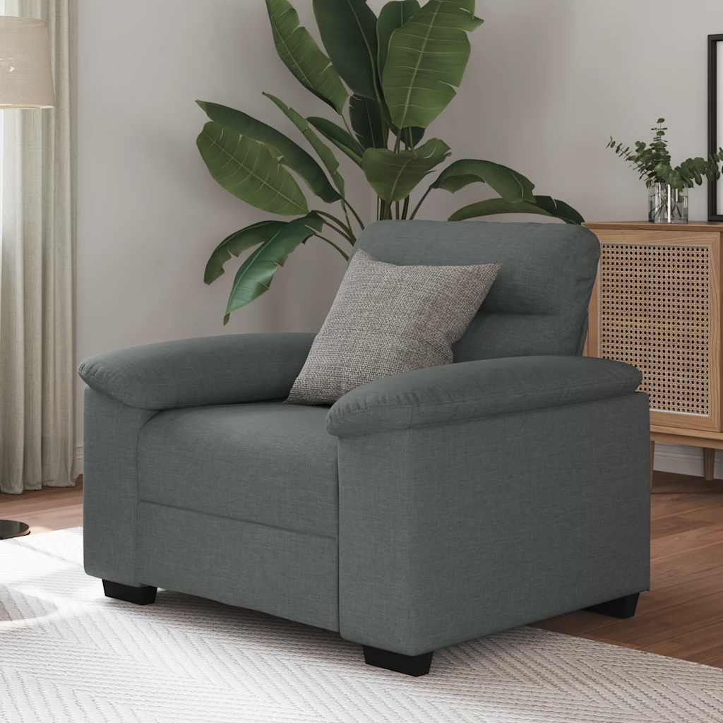 Sofa Chair?ark Grey 100x81x84 cm Fabric