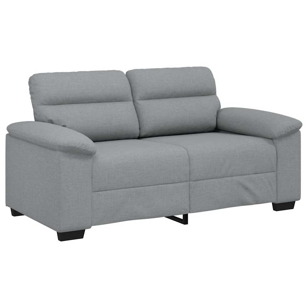 2-Seater Sofa?ight Grey 160x81x84 cm Fabric