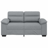 2-Seater Sofa?ight Grey 160x81x84 cm Fabric