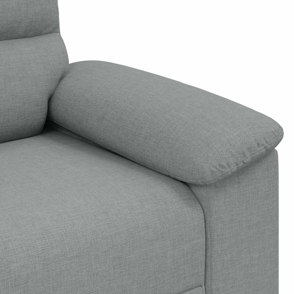2-Seater Sofa?ight Grey 160x81x84 cm Fabric