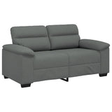 2-Seater Sofa?ark Grey 160x81x84 cm Fabric