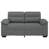 2-Seater Sofa?ark Grey 160x81x84 cm Fabric