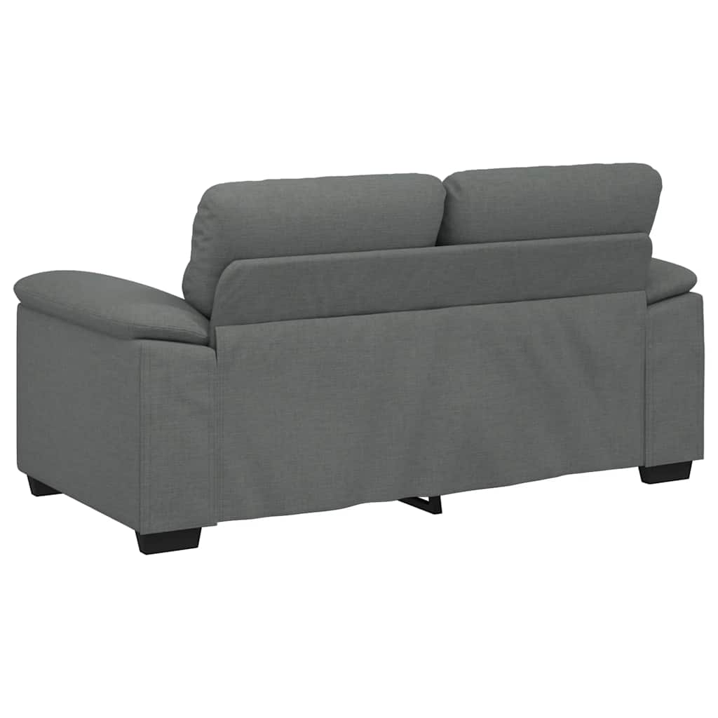 2-Seater Sofa?ark Grey 160x81x84 cm Fabric