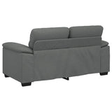 2-Seater Sofa?ark Grey 160x81x84 cm Fabric
