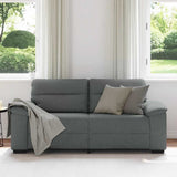 2-Seater Sofa?ark Grey 180x81x84 cm Fabric