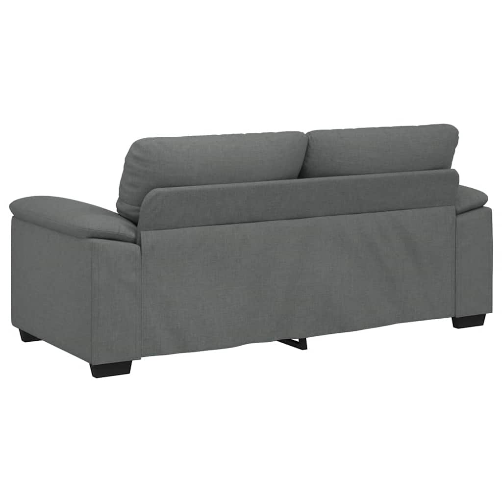 2-Seater Sofa?ark Grey 180x81x84 cm Fabric