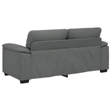 2-Seater Sofa?ark Grey 180x81x84 cm Fabric