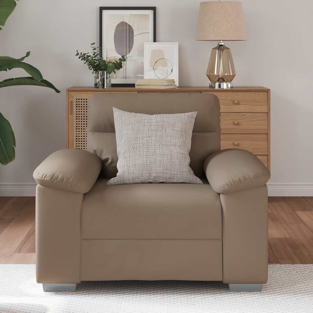 Sofa Chair?appuccino 100x81x84 cm Faux Leather