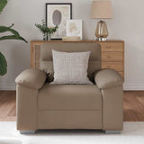 Sofa Chair?appuccino 100x81x84 cm Faux Leather