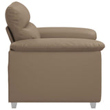 Sofa Chair?appuccino 100x81x84 cm Faux Leather - 45-Degree Angle