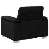 Sofa Chair?lack 100x81x84 cm Faux Leather - Rear View
