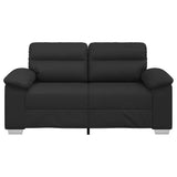 2-Seater Sofa Black 160x81x84 cm Faux Leather