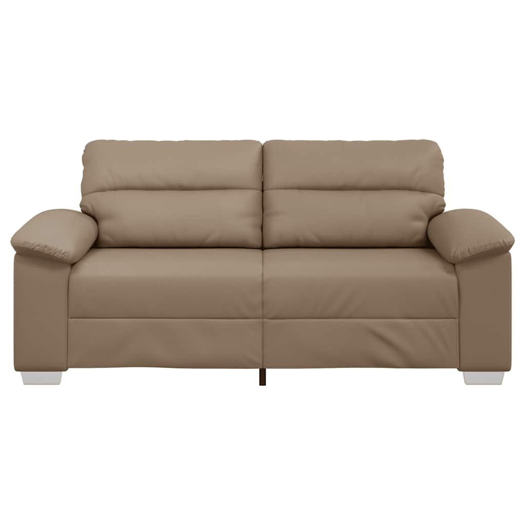 2-Seater Sofa Cappuccino 180x81x84 cm Faux Leather