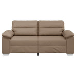 2-Seater Sofa Cappuccino 180x81x84 cm Faux Leather