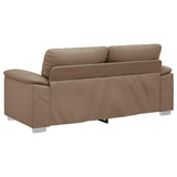 2-Seater Sofa Cappuccino 180x81x84 cm Faux Leather