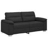 2-Seater Sofa Black 180x81x84 cm Faux Leather