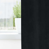 Blackout Curtains 2 pcs Black 140 x 225 cm Velvet