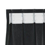Blackout Curtains 2 pcs Black 140 x 245 cm Velvet