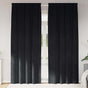 Curtains 2 pcs Black 140 x 260 cm Velvet